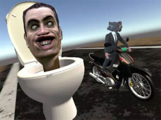 Skibidi Toilet Moto Bike Racing 2