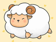 Coloring Book: Cute Sheep